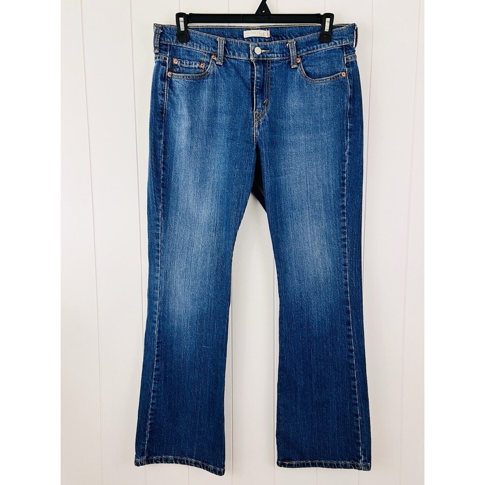 Signature by Levi 515 Strauss Womens Bootcut Jeans Blue Denim Size 14